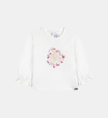T-shirt -  moyen coton imprimé lapin Tartine Et Chocolat
