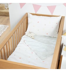 Housse de couette bébé, en gaze de coton, imprimé planètes La Redoute Interieurs