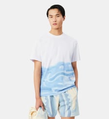T-shirt coton imprimé Lacoste