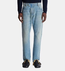 Jean regular en denim Balmain