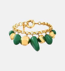 Bracelet chaîne ajustable   doré à l'or fin - Loulou Satellite