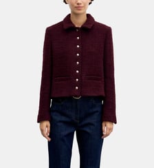 Veste en tweed à boutons dorés - JULIE Gerard Darel