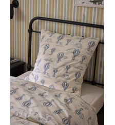 Taie d'oreiller percale de coton "Montgolfière" Cyrillus