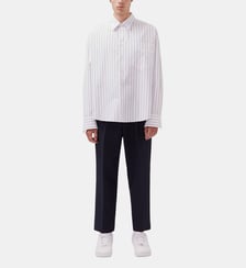 Chemise à la mode 1/1 Oversized Col Kent Studio Seidensticker