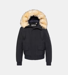 Blouson à capuche avec fausse fourrure amovible enfant Schott