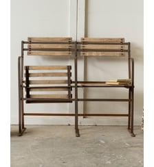 Double fauteuil rabattable Ernest N°1607- Produit chiné Debongout
