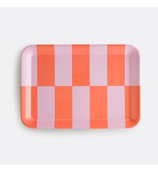 Plateau bicolore motif graphique, taille M La Redoute Interieurs