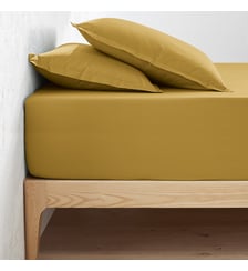Drap housse percale coton, bonnet 35cm, Scenario La Redoute Interieurs