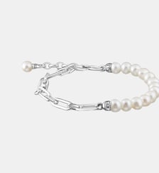 Bracelet liens et perles argent Thomas Sabo