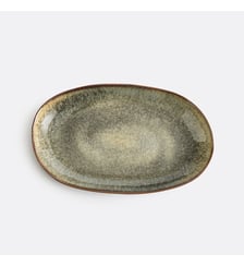 Plat en grès émaillé 36x22cm La Redoute Interieurs