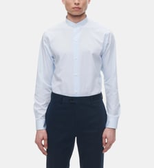 Chemise droite en popeline de coton Fursac