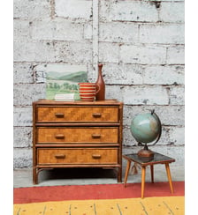 Commode en rotin Garance N°142- Produit chiné Debongout