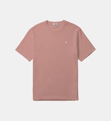 T-shirt col rond en coton gaufré Théo Serge Blanco