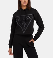 Sweat néoprène logo triangle devant Guess