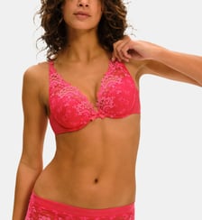 Soutien-gorge push-up décolleté plongeant - Rose Fabuleux Simone Pérèle