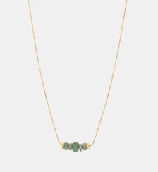 Collier pendentif   doré à l'or fin - Avola Satellite