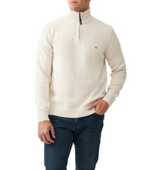 Pull droit en coton à col zip Merrick Bay Rodd & Gunn