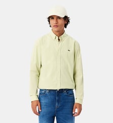 Chemise à carreaux popeline légère regular fit Lacoste