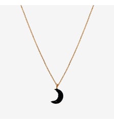 Collier doré golden shadow moon - kuchi Caroline Najman