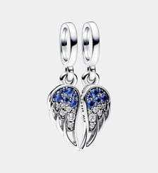 Charm Pendant Ailes d'Ange Séparables Scintillantes Pandora