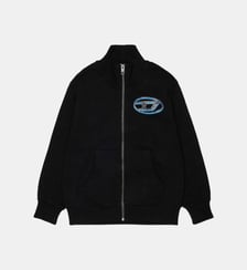 Sweat zippé avec logo Diesel Kids
