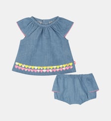 Ensemble en jean avec volants Billieblush