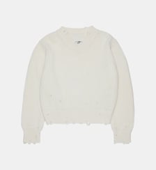 Pull col V avec détails usés MM6 Maison Margiela