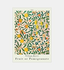 Poster   Pomegrante - William Morris Poster & Frame