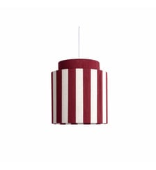Suspension Vienna Stripes - Bordeaux - 30x30x33cm Leitmotiv