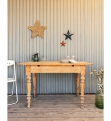 Table à manger en bois Romy N°1453- Produit chiné Debongout