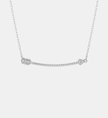 Pendentif Idyllia, Flèche, Métal rhodié Swarovski