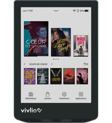 Liseuse eBook LIGHT HD COLOR Bleu acier VIVLIO