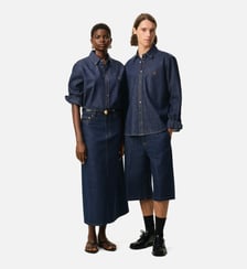Chemise Denim Ami De Coeur unisexe en Coton AMI Paris