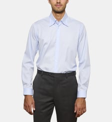 Chemise ciel col damoiseaux coupe cintrée Atelier Privé