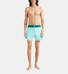 Maillot de bain court stretch ceinture plate color Block Vilebrequin