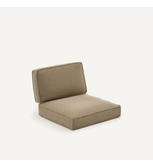 Coussins en tissu texturé, 30% laine AM.PM