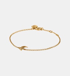 Bracelet lune en argent 925 plaqué or jaune 18 carats Aristocrazy