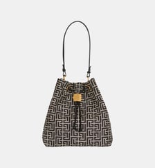 Sac à dos Pulse en jacquard monogramme Balmain