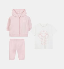 Ensemble tee-shirt + cardigan + pantalon Kenzo Kids