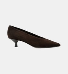 Selma - Escarpins En Cuir Nappa Expresso Parallèle