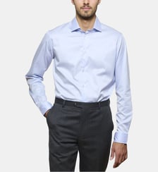 Chemise ciel en twill coupe droite Atelier Privé