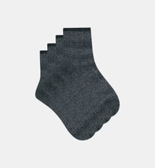 Lot de 2 paires de mi-chaussettes coton Mode Dim