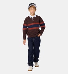 Polo manches longues BOSS Kidswear