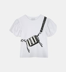 T-shirt avec manches fantaisie Marc Jacobs Kids