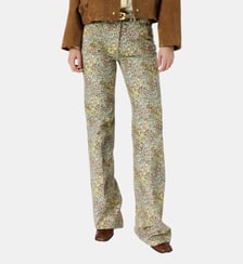 Jean flare à fleurs - ANNA Gerard Darel