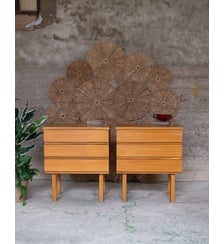 Paire de tables de chevet vintage Maïa N°1606- Produit chiné Debongout
