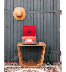 Table d'appoint en bois Francine N°273- Produit chiné Debongout
