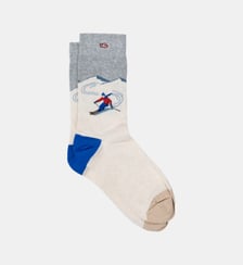 Chaussettes en coton peigné à motifs Billybelt