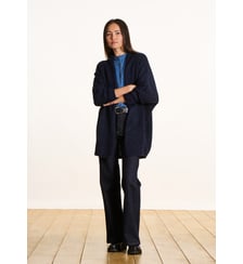 Gilet mi-long oversize en maille irisée La Fée Maraboutée
