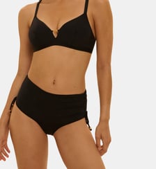 Culotte de bain taille haute - Noir Simone Pérèle